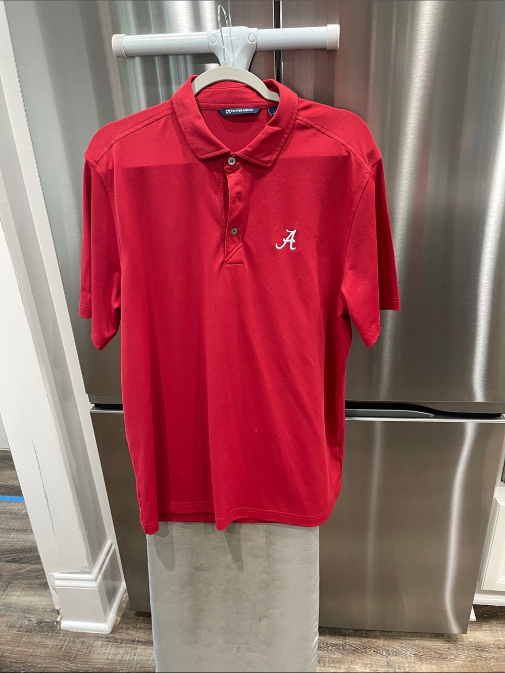 Cutter & Buck Crimson Polo with White 'A' Chest Logo